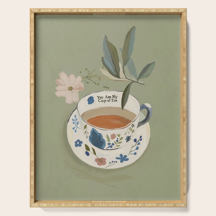 You are My Cup of Tea 2 Serving Tray Gallery Image 1