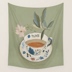 You are My Cup of Tea 2 Wall Tapestry Gallery Image 4