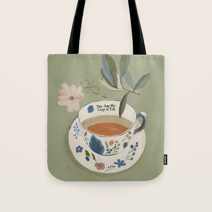 You are My Cup of Tea 2 Tote Bag Gallery Image 1