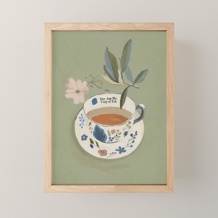 You are My Cup of Tea 2 Mini Art Print Gallery Image 1