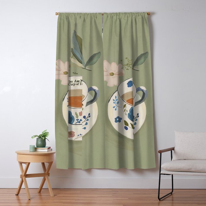 You are My Cup of Tea 2 Window Curtain Gallery Image 5