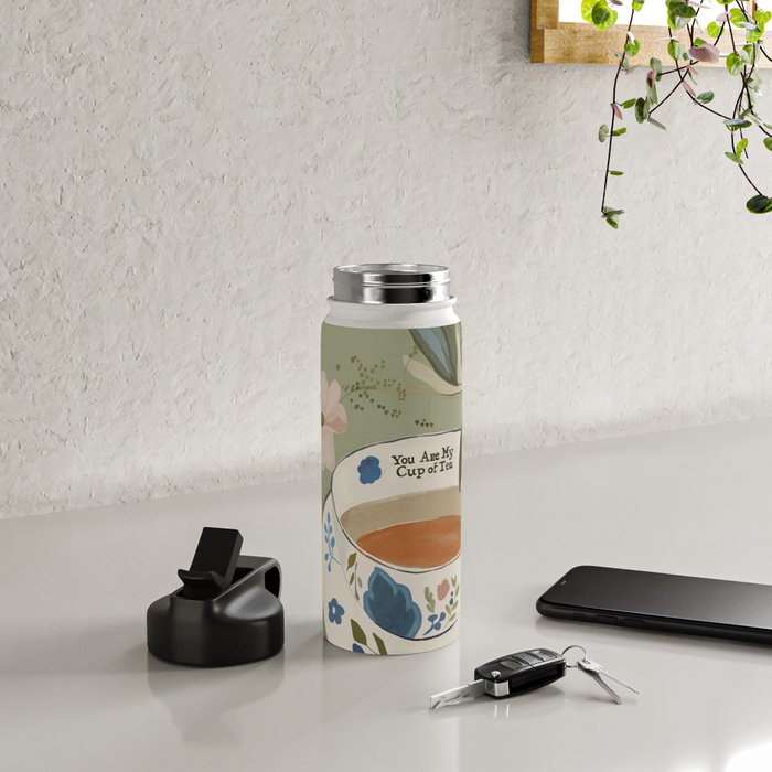 You are My Cup of Tea 2 Water Bottle Gallery Image 4