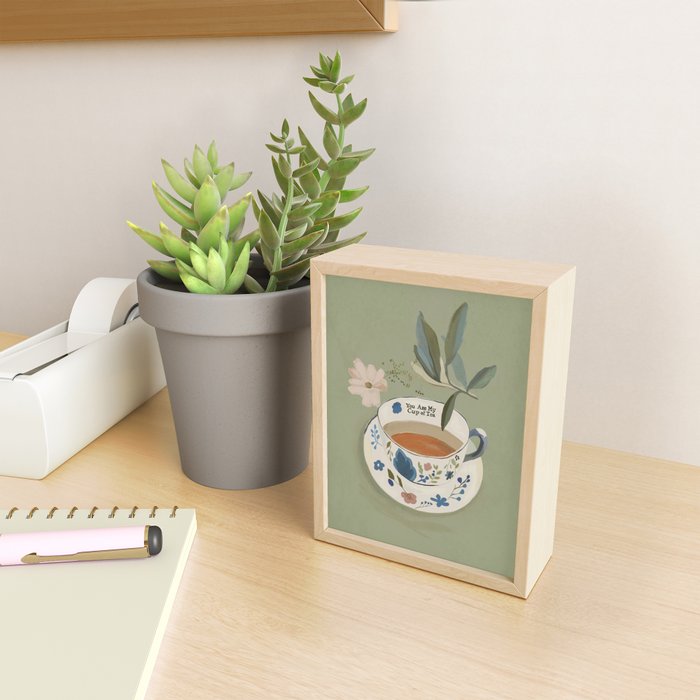 You are My Cup of Tea 2 Mini Art Print Gallery Image 2