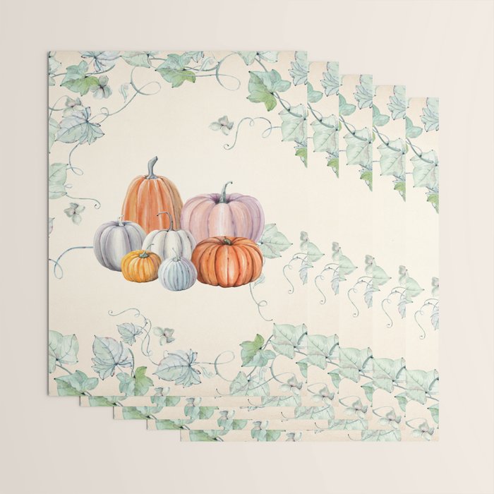 Pumpkin Patch Wrapping Paper Gallery Image 3
