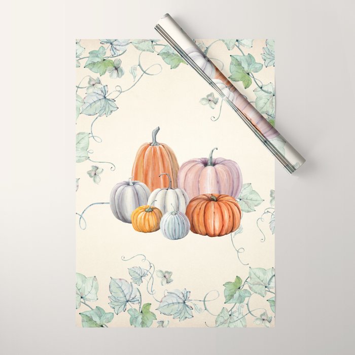 Pumpkin Patch Wrapping Paper Gallery Image 1