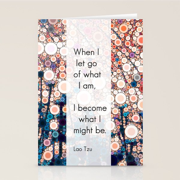 Daily Meditation Quote Stationery Card Gallery Image 2