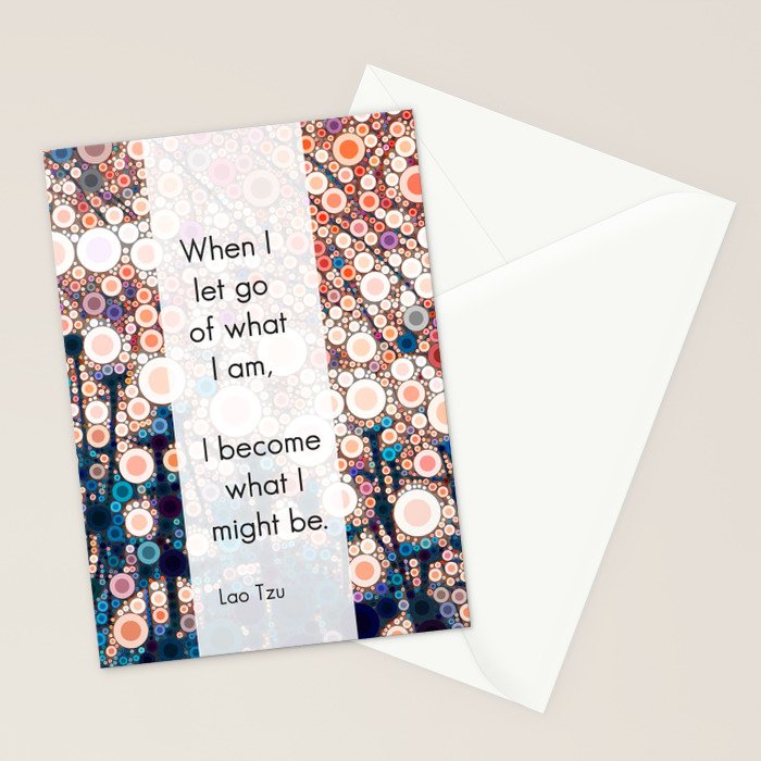 Daily Meditation Quote Stationery Card Gallery Image 2