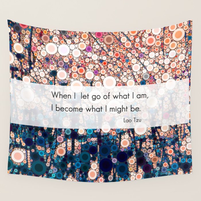Daily Meditation Quote Wall Tapestry Gallery Image 1