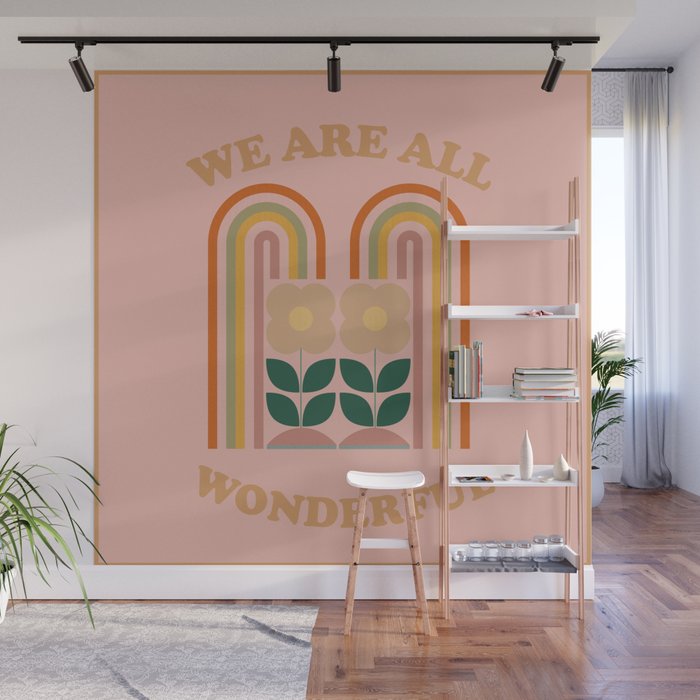 We Are All Wonderful 2 Wall Mural Gallery Image 1