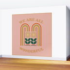 We Are All Wonderful 2 Wall Mural Gallery Image 2