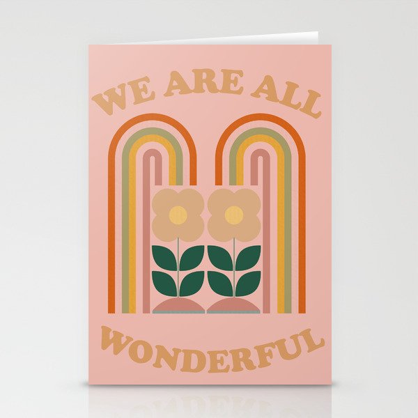 We Are All Wonderful 2 Stationery Card Gallery Image 1