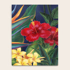 Tropical Paradise Hawaiian Floral Illustration Notebook Gallery Image 4