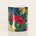 Tropical Paradise Hawaiian Floral Illustration Coffee Mug Gallery Image 4