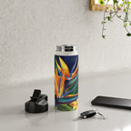 Tropical Paradise Hawaiian Floral Illustration Water Bottle Gallery Image 5