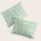 Dopamine Decor Leopard Print Blue And Green Pillow Sham Gallery Image 3