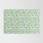 Dopamine Decor Leopard Print Blue And Green Rug Gallery Image 2