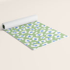 Dopamine Decor Leopard Print Blue And Green Yoga Mat Gallery Image 2