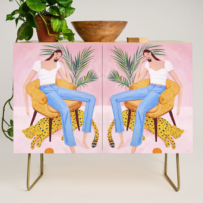 Bohemian Pink Room Credenza Gallery Image 1