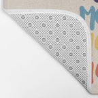 Meow Meow says the cat - typography Bath Mat Gallery Image 2
