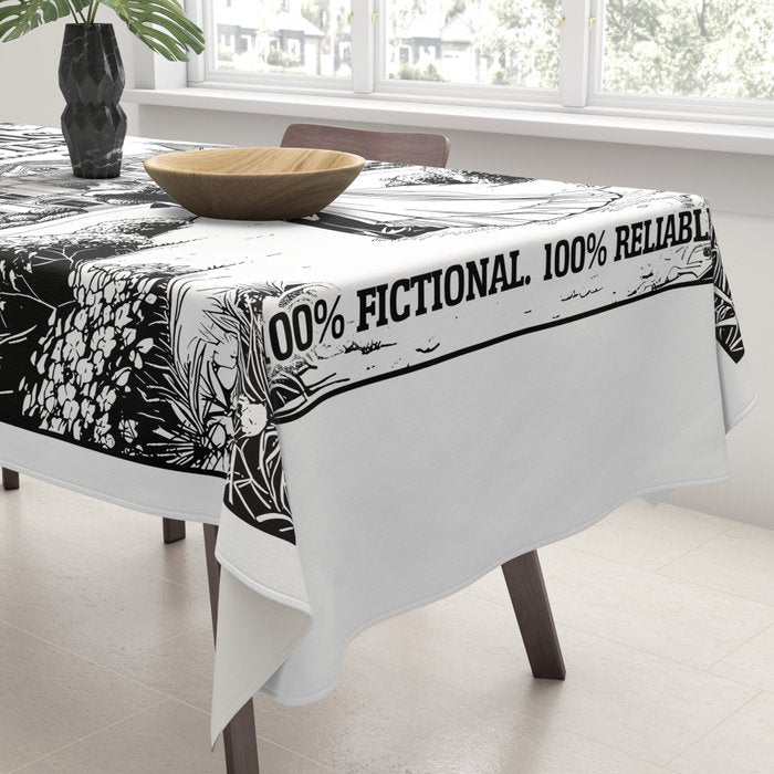Why Book Boyfriends Are Better Funny Bookish Romance Cover Tablecloth Gallery Image 3