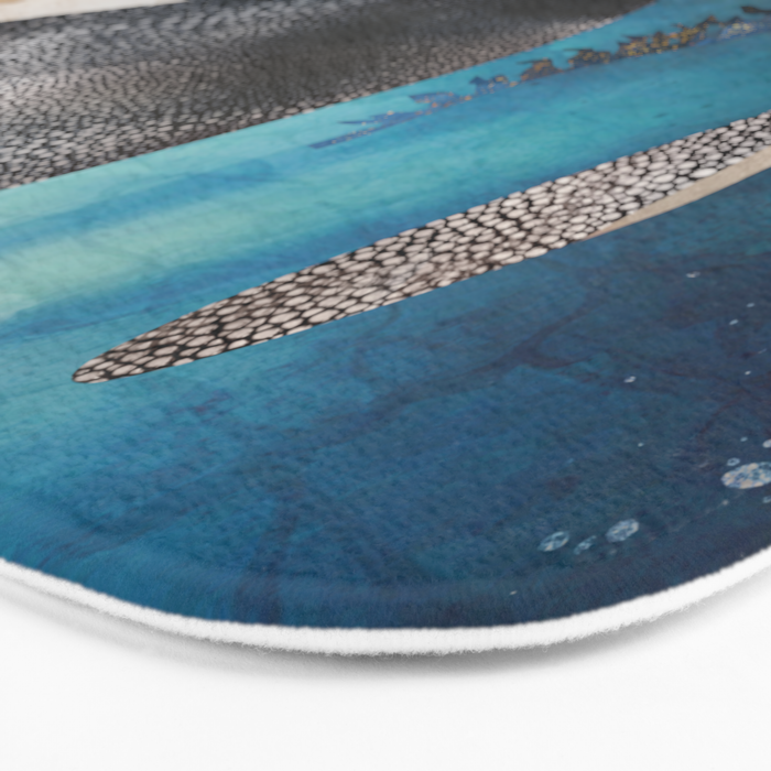 Metallic Stingray Bath Mat Gallery Image 3