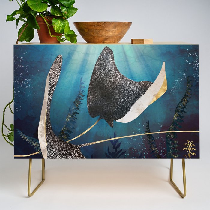 Metallic Stingray Credenza Gallery Image 1