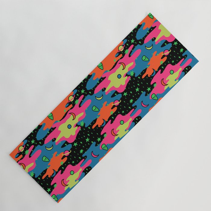 Psychedelic Space Yoga Mat Gallery Image 1