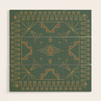 Lost Desert - Green Wood Wall Art Gallery Image 1