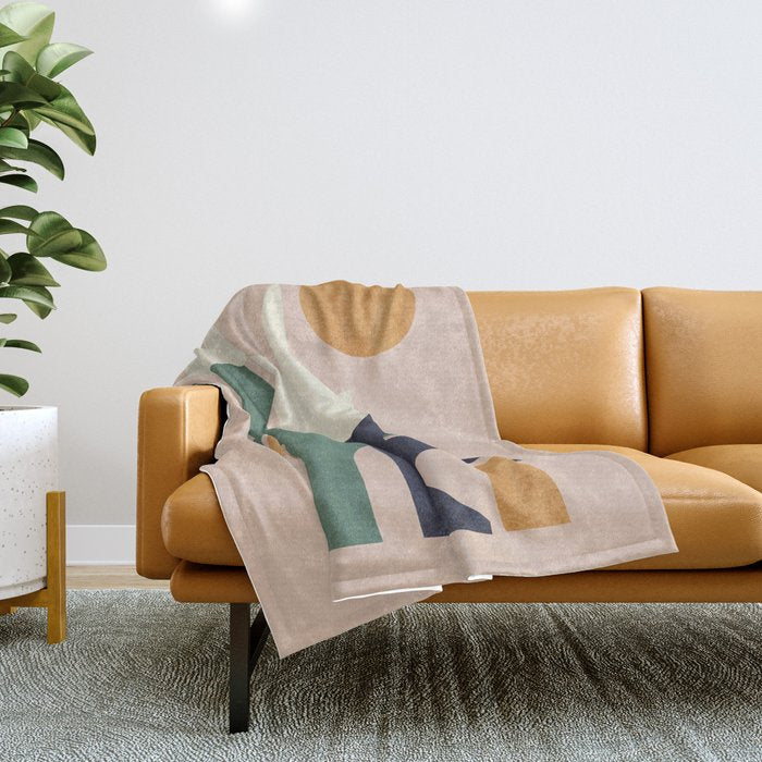 Curious garden Throw Blanket Gallery Image 1