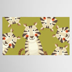 Tiger, Animal Portrait Tablecloth Gallery Image 2