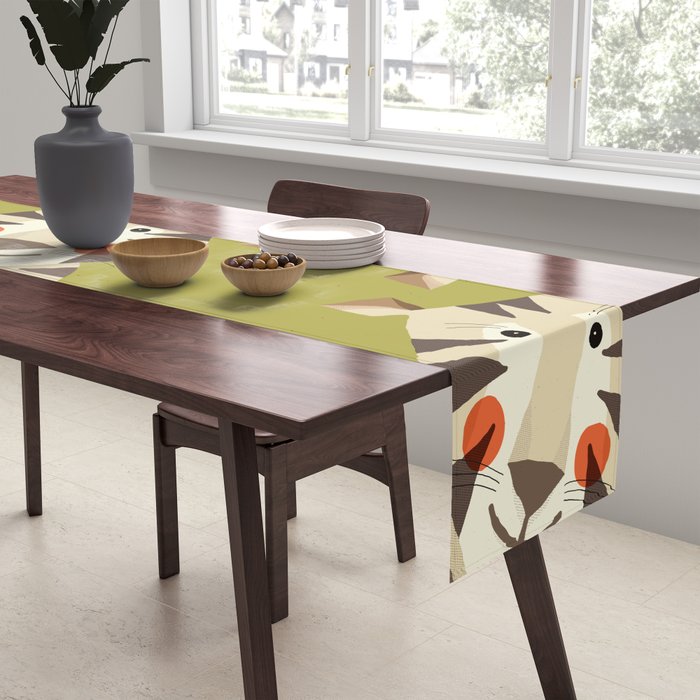 Tiger, Animal Portrait Table Runner Gallery Image 2