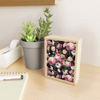 Vintage & Shabby Chic - Midnight Rose Garden Mini Art Print Gallery Image 2