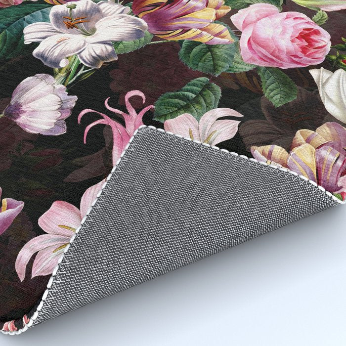 Vintage & Shabby Chic - Midnight Rose Garden Rug Gallery Image 4