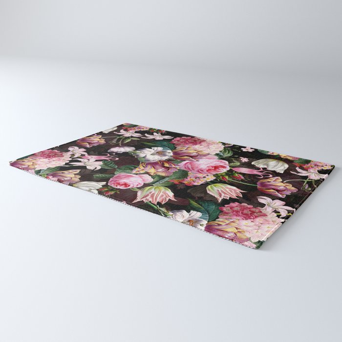 Vintage & Shabby Chic - Midnight Rose Garden Rug Gallery Image 3