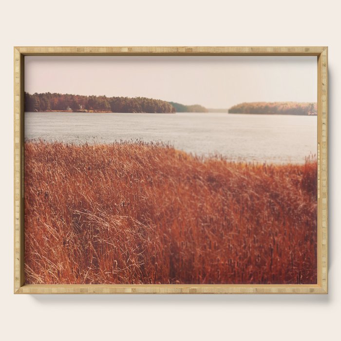 Exploring Along the Kennebec Serving Tray Gallery Image 1