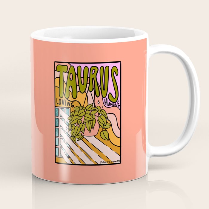 Taurus Plant Coffee Mug Gallery Image 1