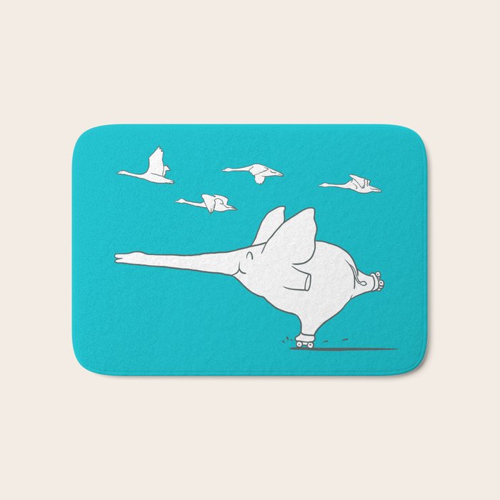 I'm like a swan Bath Mat Gallery Image 1