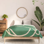 Abstract Line Art Cat 10 Comforter Gallery Image 3