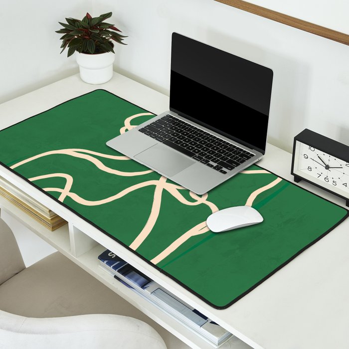 Abstract Line Art Cat 10 Desk Mat Gallery Image 2