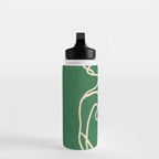 Abstract Line Art Cat 10 Water Bottle Gallery Image 3