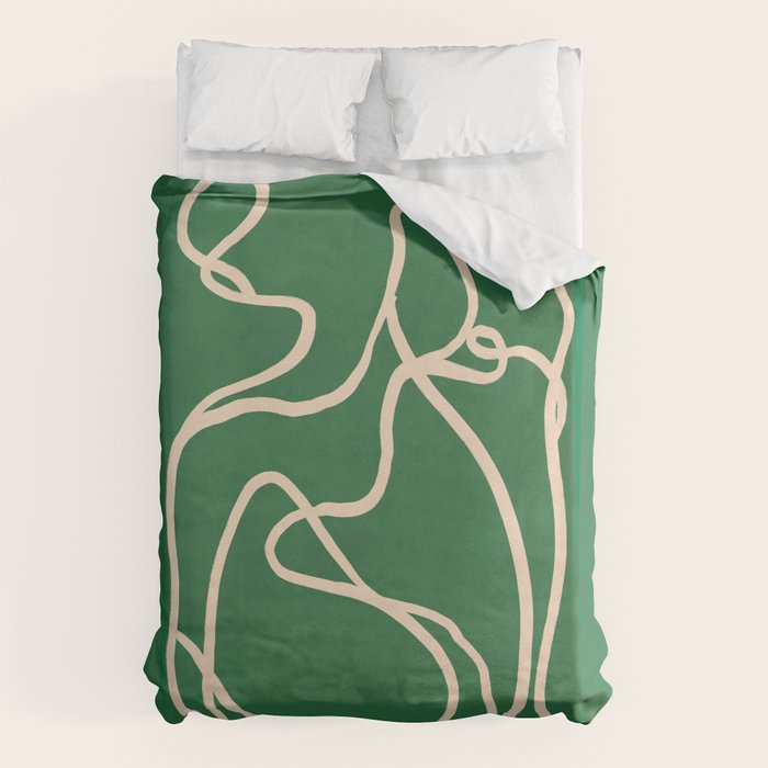 Abstract Line Art Cat 10 Duvet Cover Gallery Image 6