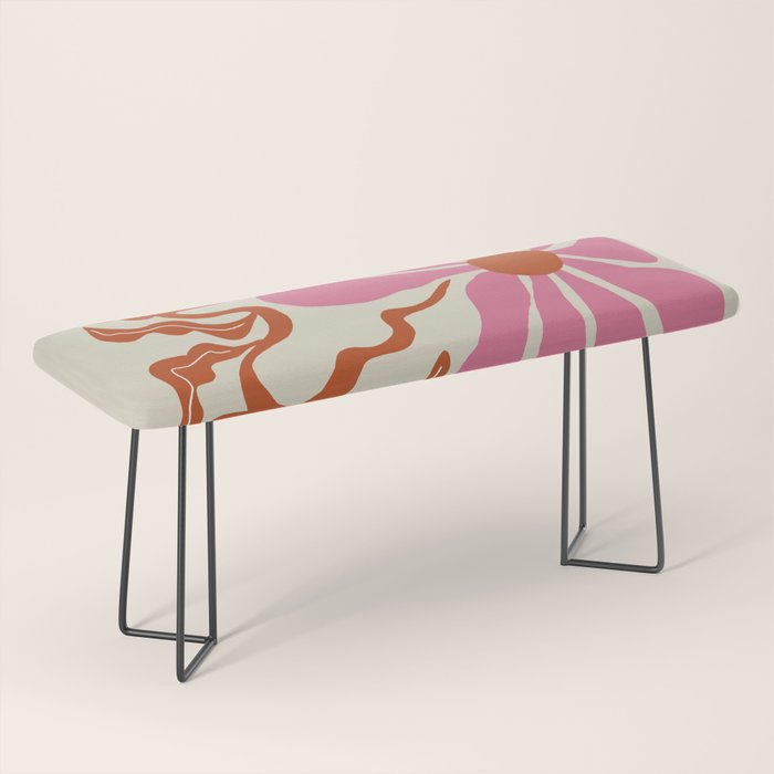 Pink daisy  Bench Gallery Image 1