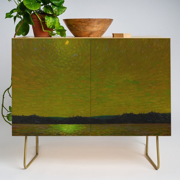 Tom Thomson Moonlight Canadian Landscape Artist Credenza Gallery Image 1