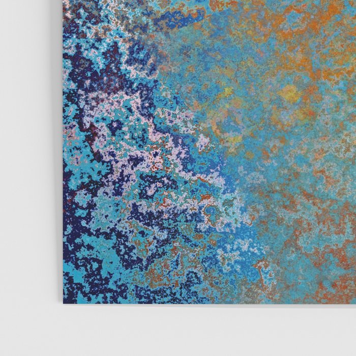 Vintage Rust, Copper and Blue Poster Gallery Image 3