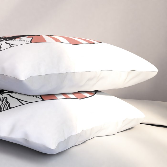 Godzilla Rising Sun The Great Wave  Pillow Sham Gallery Image 3