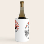 Godzilla Rising Sun The Great Wave  Wine Chiller Gallery Image 2