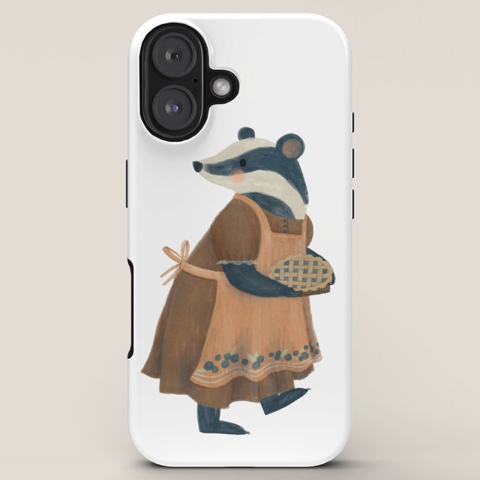 Blueberry Badger iPhone Case Gallery Image 5