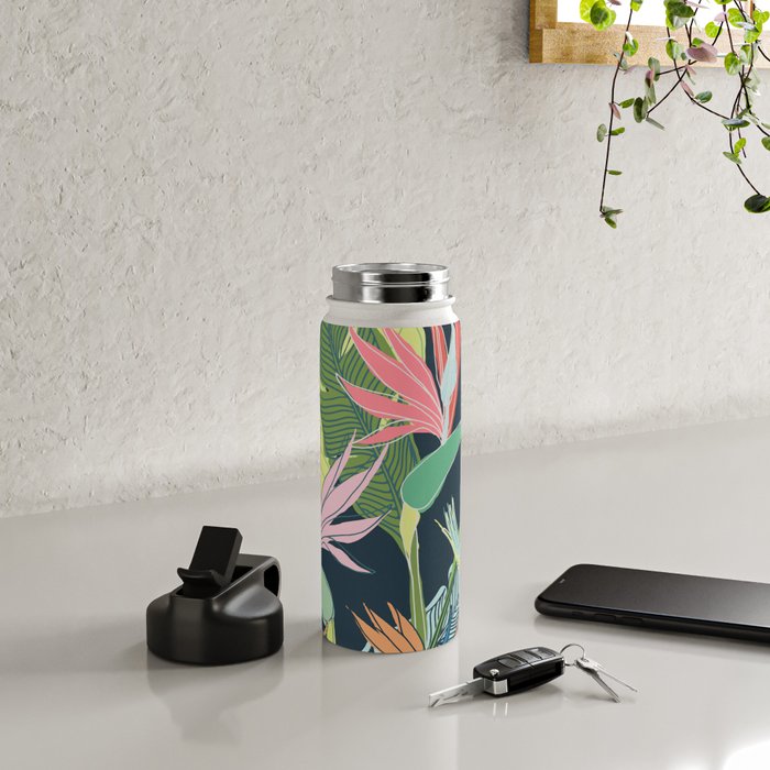 Tropical Bird of Paradise Water Bottle Gallery Image 4