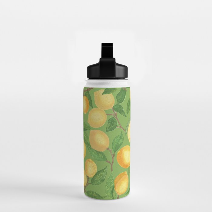 Lemonade on Green Water Bottle Gallery Image 2