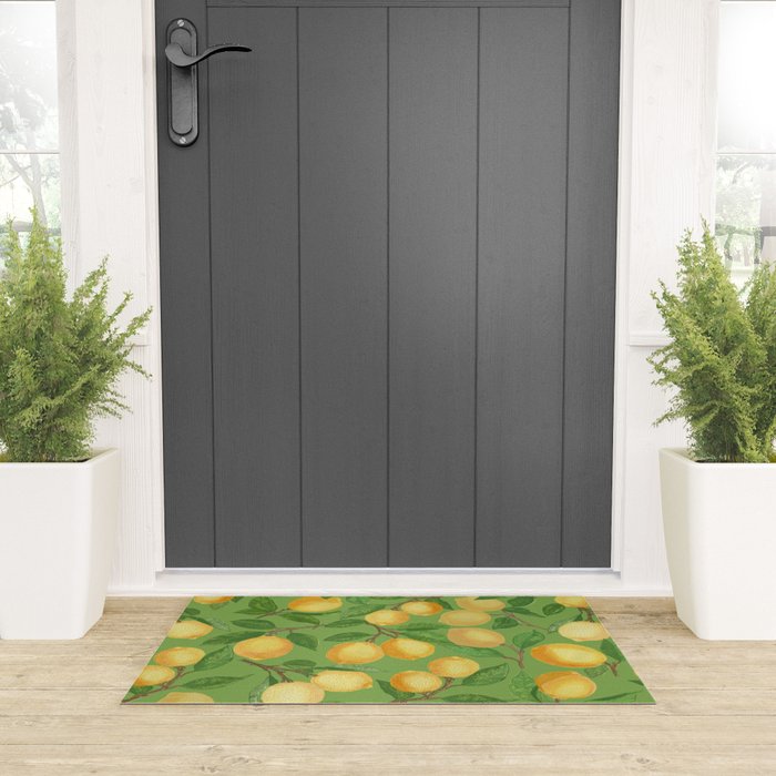 Lemonade on Green Welcome Mat Gallery Image 3